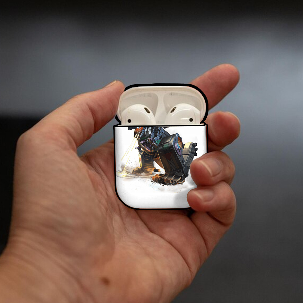 Transformers トランスフォーマー AirPods 第2世代保護ケース ハードシェル ブラック 耐衝撃・防指紋・カラビナ付き