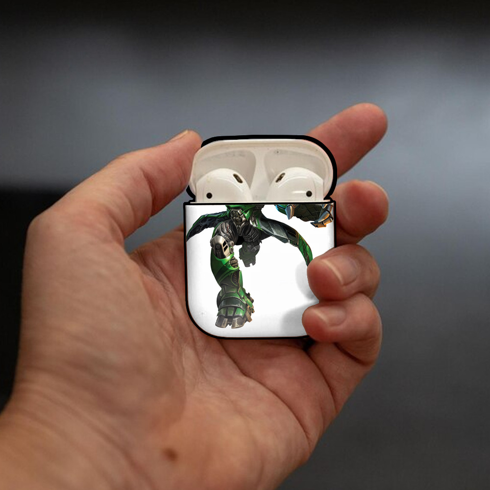 Transformers トランスフォーマー AirPods 第2世代保護ケース ハードシェル ブラック 耐衝撃・防指紋・カラビナ付き