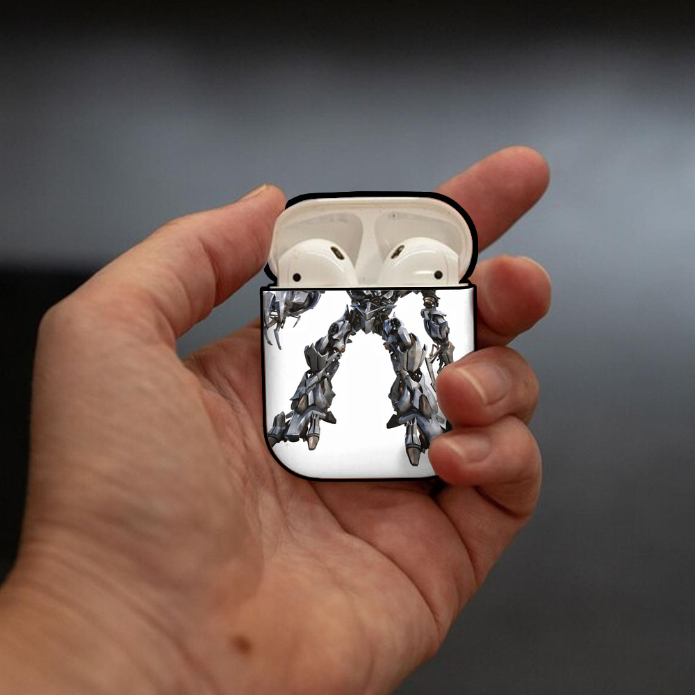Transformers トランスフォーマー AirPods 第2世代保護ケース ハードシェル ブラック 耐衝撃・防指紋・カラビナ付き