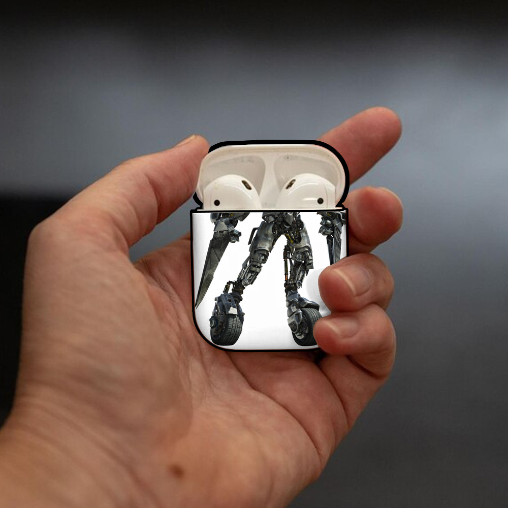 Transformers トランスフォーマー AirPods 第2世代保護ケース ハードシェル ブラック 耐衝撃・防指紋・カラビナ付き