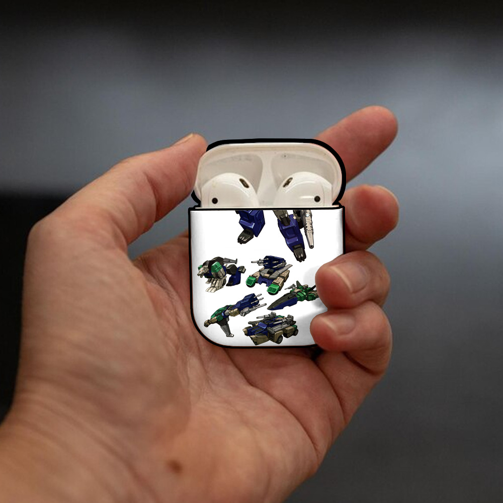 Transformers トランスフォーマー AirPods 第2世代保護ケース ハードシェル ブラック 耐衝撃・防指紋・カラビナ付き