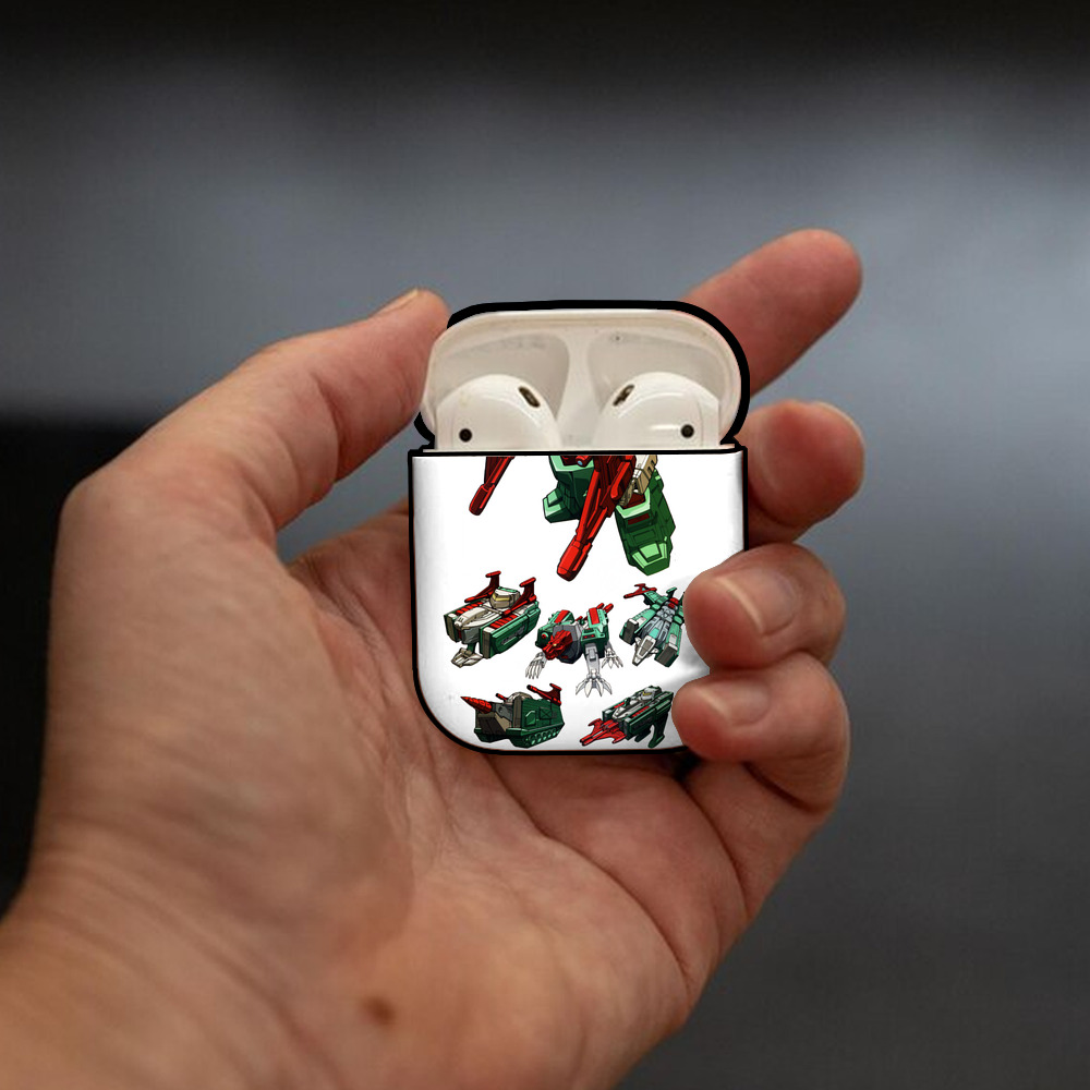 Transformers トランスフォーマー AirPods 第2世代保護ケース ハードシェル ブラック 耐衝撃・防指紋・カラビナ付き