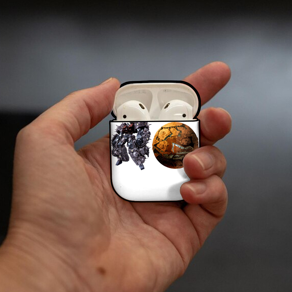 Transformers トランスフォーマー AirPods 第2世代保護ケース ハードシェル ブラック 耐衝撃・防指紋・カラビナ付き